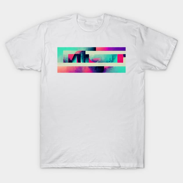 Glitchcore Design T-Shirt by endage